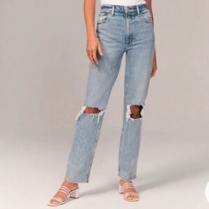 Abercrombie & Fitch 90’s high rise straight leg